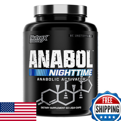 Nutrex Research Anabol Pm Nighttime Muscle Builder Sleep Aid Anabolic Muscle