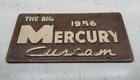 Vintage “1956 The Big Mercury Custom” Dealer Booster License Plate - Very Rare — photo 1