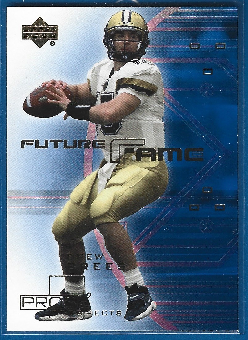 2001 Upper Deck Pro's & Prospects Drew Brees F3 Future Fame Rookie