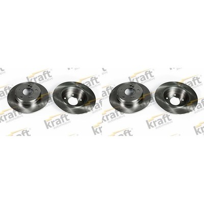 2x KRAFT BREMSSCHEIBEN 278mm VOLL HINTEN passend für CHRYSLER CROSSFIRE MERCEDES