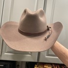 Serratelli 6x Brown Beaver Cowboy Hat 7 1/8 in Excellent condition, long oval — photo 2