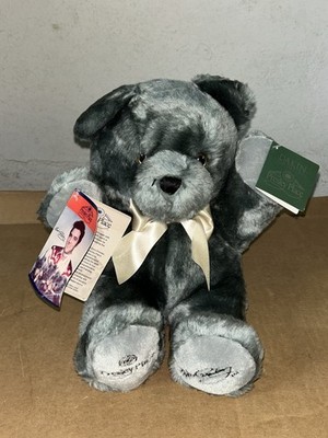 NWT Dakin Presley Place Elvis Presley Official Gray Teddy Bear W/ Neck Tie 15 
