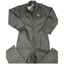 NWT HISEA Work Coveralls Mens Large green Workwear Protective Mechanic Jumpsuit