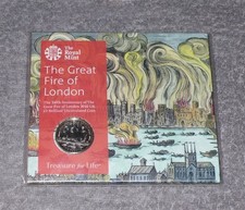 2016 ROYAL MINT GREAT FIRE OF LONDON £2 COIN IN SEALED PACK