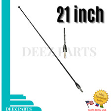 21 Black Metal Antenna Power Radio Amfm For Dodge Ram 2009-2027