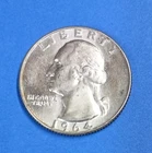 1964 D Silver Quarter Washington