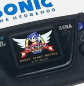 Sega Game Gear Micro Black Console HCV-3276 Japan Exclusive 4 Games From Japan