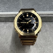 G-SHOCK GM-2100MG-9AJF Metallic Gold Black 200m Water Resistant Wristwatch
