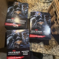 D D Icons of the Realms Monster Menagerie III Miniature Set x3 -