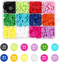 960 Stk Bunte KnöPfe Set, 9Mm 12 Farben NäHknöPfe BastelknöPfe