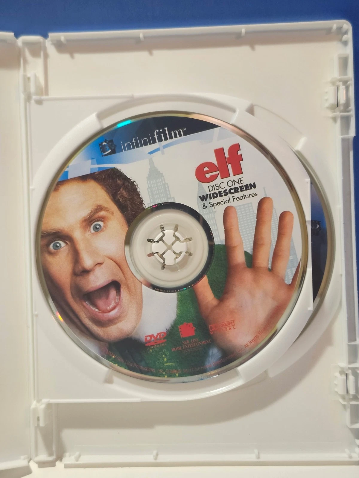 Elf DVD 2-Disc Infinifilm Widescreen Full Screen Will Ferrell Christmas Movie
