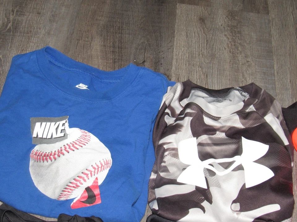 Boys Small Sz 8 Shirt  Lot 10 Pc All UNDER ARMOUR NIKE ADIDAS Shirts - Image 3 of 4