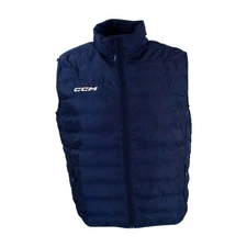 CCM Hockey Senior/Adult Team Quilted Vest (VQT5TA)-Navy