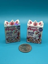 Mini Brands 2 Kawaii Rainbow Magic Unicorn Flakes Cereal Ultra Rare