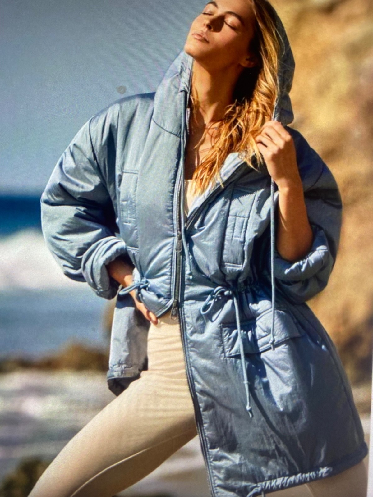 Free People womens insulated jacket size M used condition fair see pictures