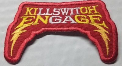 Embroidered Killswitch Engage Patch approx 2x3.75''