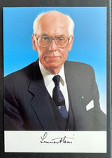 Lennart Meri Former President of Estonia Autographed Signed Photo