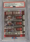 2007 Donruss Elite Teams Red /400 Corey Dillon Laurence Maroney Tom Brady PSA 9