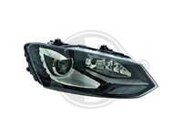 Bi-Xenonscheinwerfer Rechts FüR VW Polo 2009-2014, +Kurvenlicht+Tagfahrlicht