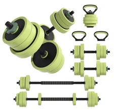 Adjustable Dumbbell Set 22/42/62LBS, 5-in-1 Free Weight Dumbbell Set Used as ...