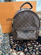 Zaino Louis Vuitton Palm Springs MM tela marrone