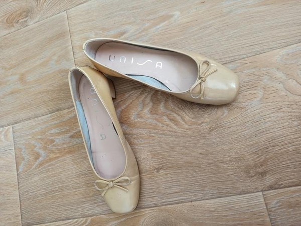 Women Unisa Heels Peach Leather 36