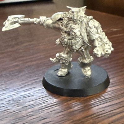 Warhammer 40k Logan Grimnar Metal OOP Space Wolves 1999 3rd Third Edition Codex