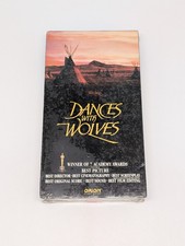 NEW and SEALED Dances with Wolves VHS, 1990 w/ Orion Watermark Kevin Costner
