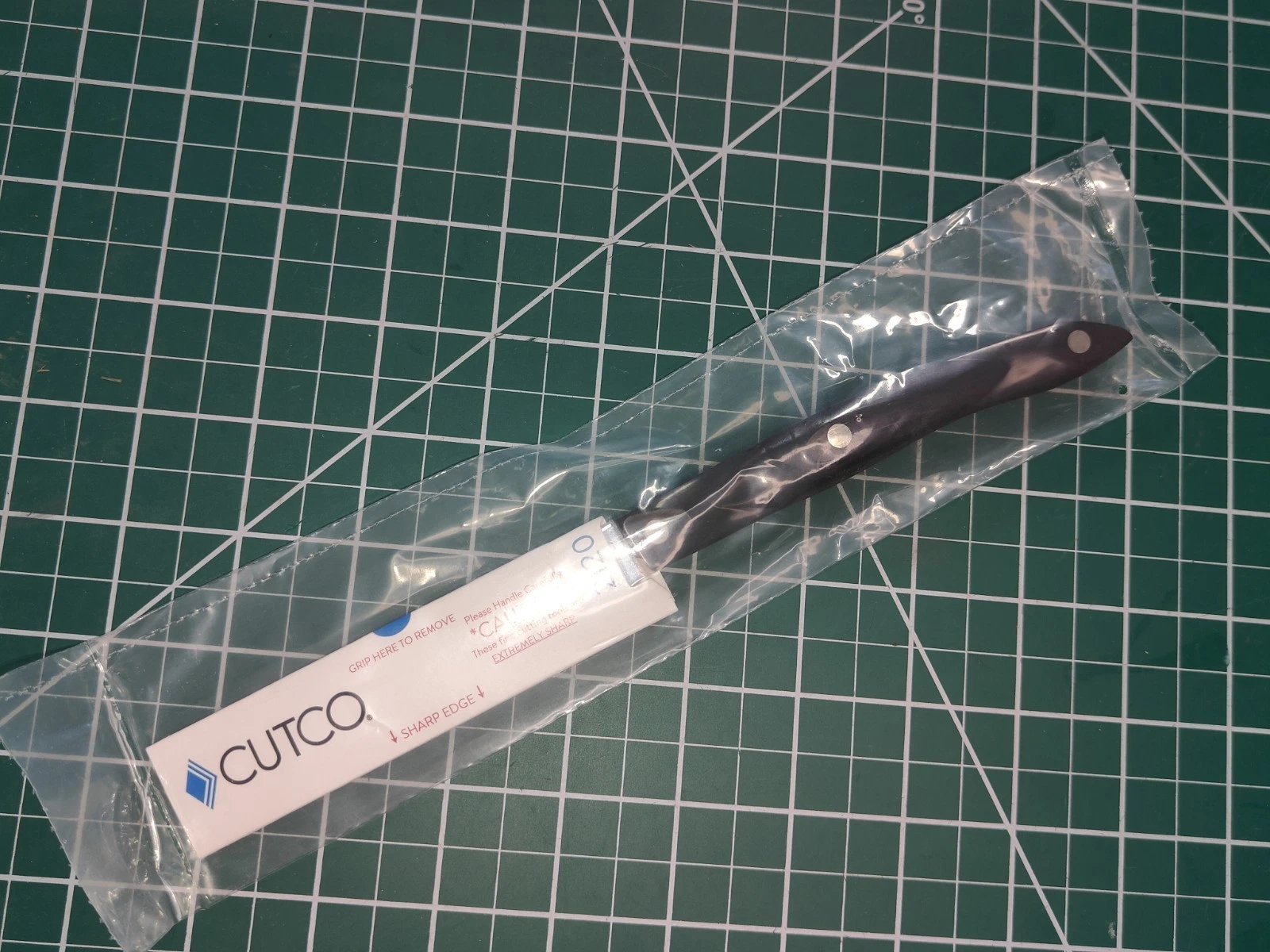 Cutco 2120 KD Paring Knife Black Handle 3.25 Inch Blade Made in USA Stainless