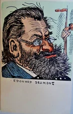 CPA - carte postale 1900 satirique  de Thug : Edouard Drumont (politique)