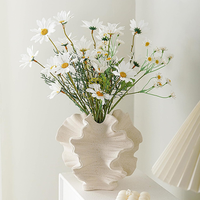 Keramik Vase Beige Moderne Vasen Nordisches äSthetische Boho Blumenvase