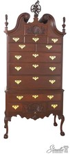 L70847: BAKER Colonial Williamsburg Collection Chippendale Mahogany Highboy
