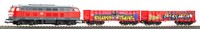 Piko H0 57032 - Start-Set Kids GüTerzug Br 218 Db Ag Mit Zwei Offenen GüTerwagen