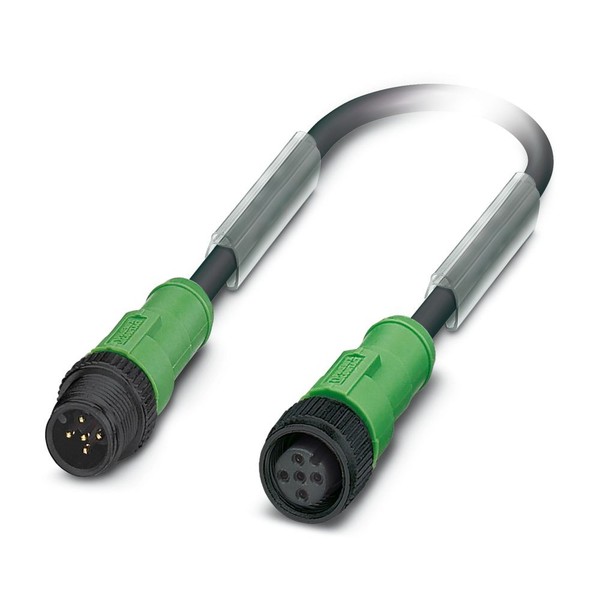 Phoenix Contact - SAC-5P-M12MS/ 0,6-PUR/M12FS P - Sensor-/Aktor-Kabel - 1442887-image