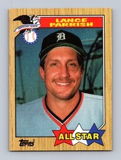 Lance Parrish All Star Detroit Tigers #613 1987 Topps Baseball