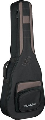 Ortega Pro Series Resonator Guitar Bag, Black/Brown