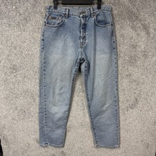 Vintage 90s Calvin Klein Mom Jeans Juniors 11 31x30 Light Wash USA Denim Chic
