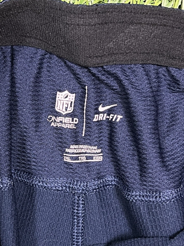 Pantalones cortos emitidos por el equipo Nike On Field Dri-Fit Los Angeles Chargers NFL para hombre 2XL azul marino Foto 4 de 4