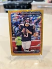 2024 Topps Chrome Caleb Williams RC #202 Gold Wave Refractor /50 Chicago Bears