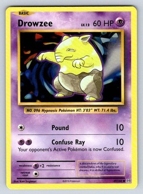 Normal Drowzee 49/108 XY - Evolutions