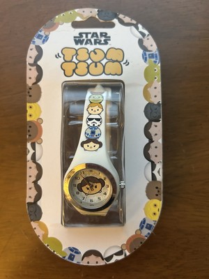 NIP Tsum Tsum Star Wars Princess Leia Watch Silicone Band 2016 SWT9000TG Quartz