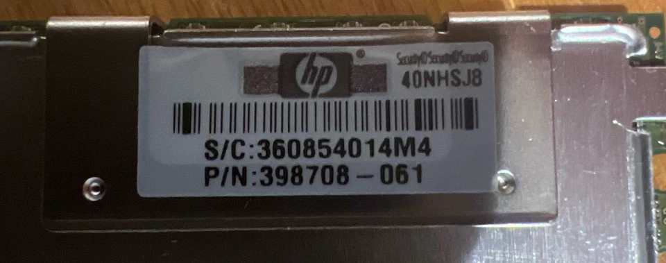 HP GENUINE 4GB 1X4GB PC2-5300F ECC DDR2 CL5 HP PROLIANT SERVER MEMORY 398708-061 - Image 2 of 4