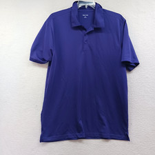 Sport-Tex Mens Polo Golf Shirt Mens XL Purple Short Sleeve