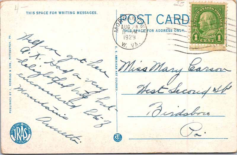 Postcard SCHOOL SCENE West Virginia WV 10/19 AM5952 eBay