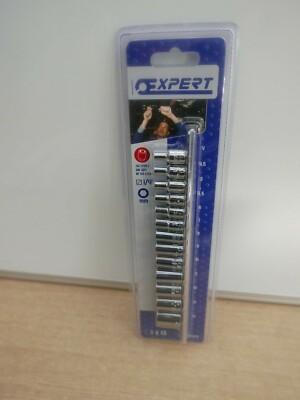 BRITOOL EXPERT BY FACOM 13-TEILIG 1/4'' ANTRIEB STECKSCHLÜSSELSATZ + SCHIENE E194675