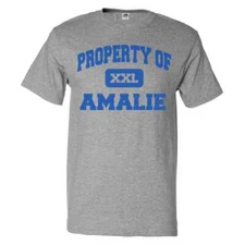 Property of Amalie T shirt Funny Tee