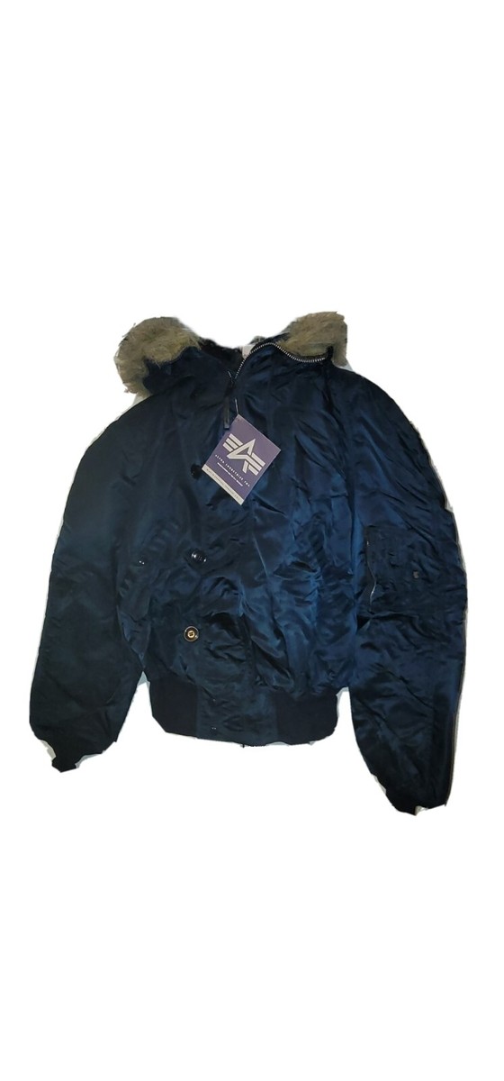 ALHPA × UNITED ARROWS N-2B FLYING JACKET Blue Alph N-2B