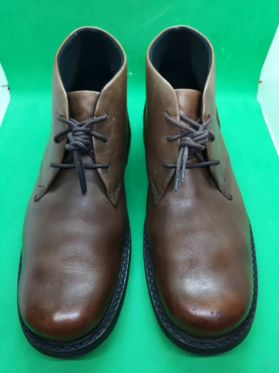 Clarks Chukka Boots Men s Shoes Brown Leather Casual Dress Lace Up Size 13 M