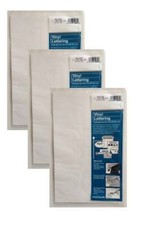 Chartpak 3-inch White Stick-on Vinyl Numbers 01176 , 3 PACKS