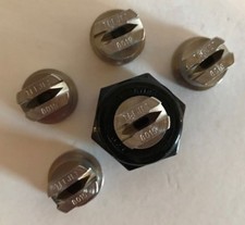 TeeJet 8015 SS Flat Spray Tip Stainless Steel Lot of 5 with Free Caps 